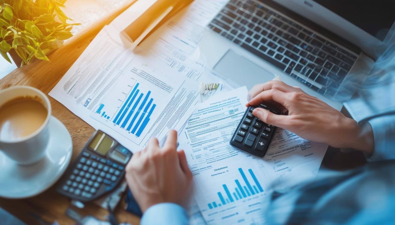 Create a professional and modern background image for a Corporate Income Tax Preparation Services webpage-1